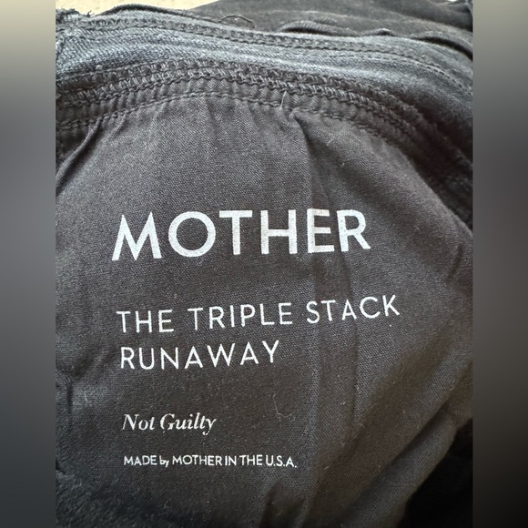 MOTHER Triple Stack Runaway in Not Guilty size 28 - Picture 7 of 11